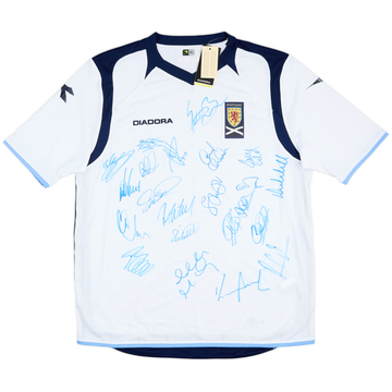 Maillot extérieur signé de l'équipe d'Écosse 2009-10 (XL)