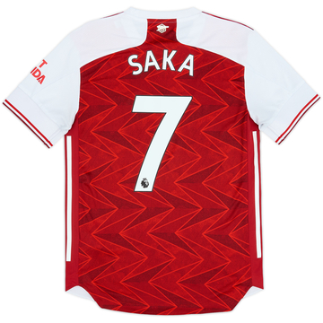 2020-21 Arsenal Maillot domicile authentique Saka #7 - 7/10 - (S)