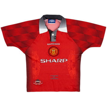 1996-98 Manchester United Maillot domicile - 7/10 - (L.Boys)