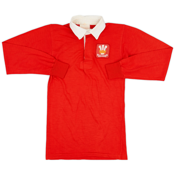 1980s Wales Rugby Polo manches longues - 9/10 - (S)