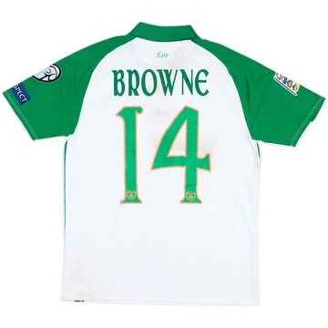 2018-19 Ireland Maillot extérieur version joueur Browne #14 - 6/10 - (S)