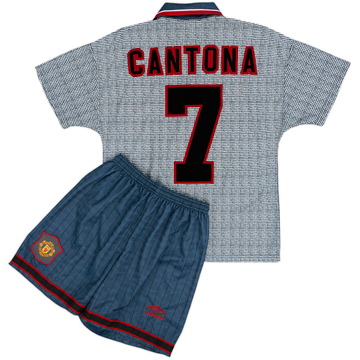 1995-96 Manchester United Maillot et short extérieur Cantona #7 - 9/10 - (XL.Boys)