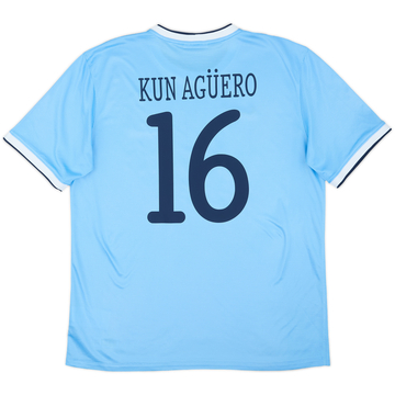 2013-14 Manchester City Maillot domicile Kun Aguero #16 - 8/10 - (L)