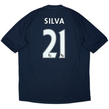 2010-12 Manchester City Maillot extérieur Silva #21 - 7/10 - (XL)