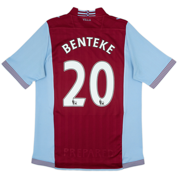 2013-14 Aston Villa Maillot domicile Benteke #20 - 7/10 - (L)