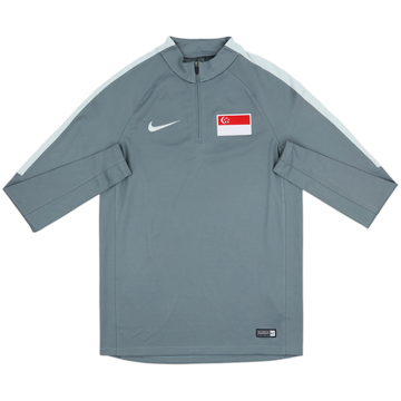 2016-17 Singapore Nike Haut d'entraînement 1/4 zip - 8/10 - (M)