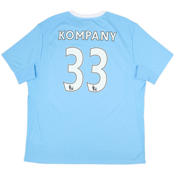 2009-10 Manchester City Maillot domicile Kompany #33 (XXL)