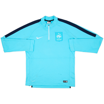 2015-16 France Nike Haut d'entraînement 1/4 Zip - 5/10 - (M)
