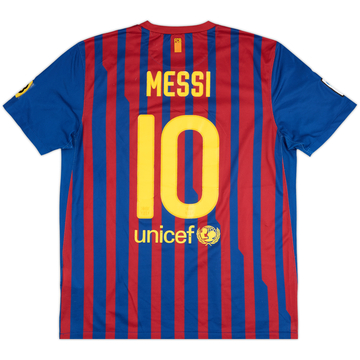 2011-12 Barcelona Maillot Domicile Messi #10 - 5/10 - (L)