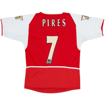 2002-04 Arsenal Maillot Domicile Pires #7 - 7/10 - (L.Boys)