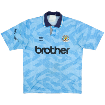 1991-93 Manchester City Maillot domicile - 6/10 - (L)