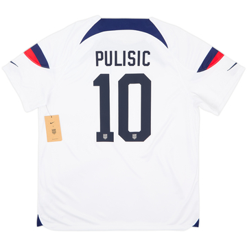 2022-23 USA Maillot Domicile Pulisic #10 (XL)