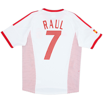 2002-04 Maillot extérieur Espagne Raul #7 - 6/10 - (S)