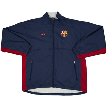 2000-02 Barcelona Nike Manteau de banc matelassé - 7/10 - (XL)