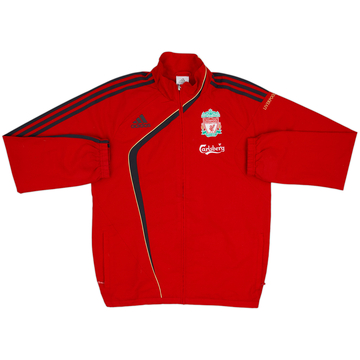 2009-10 Liverpool adidas Veste de survêtement - 8/10 - (XL.Boys)