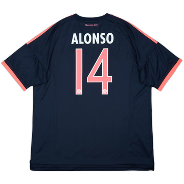2015-16 Bayern Munich Maillot third Alonso #14 - 8/10 - (XL)