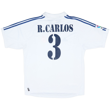 2001 Real Madrid Maillot domicile R.Carlos #3 - 4/10 - (XL)