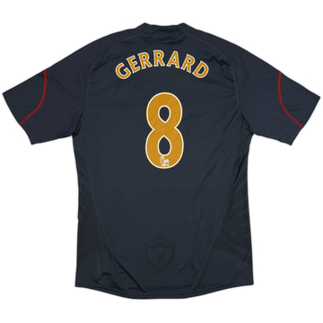Maillot extérieur Liverpool 2009-10 Gerrard #8 - 8/10 - (L)