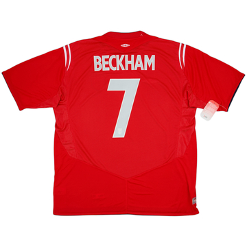 2004-06 England Maillot extérieur Beckham #7 (XXL)