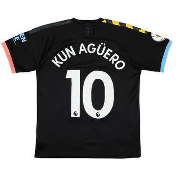 2019-20 Manchester City Maillot extérieur Kun Aguero #10 - 6/10 - (S)