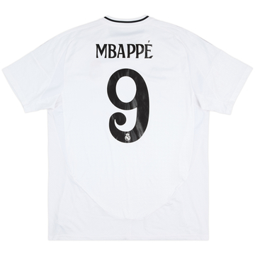 2024-25 Real Madrid Maillot domicile Mbappe #9 - 8/10 - (XL)