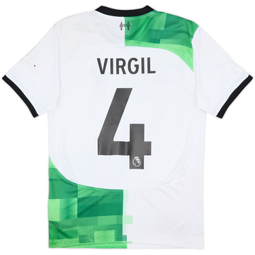 2023-24 Liverpool Maillot extérieur Virgil #4 - 5/10 - (S)