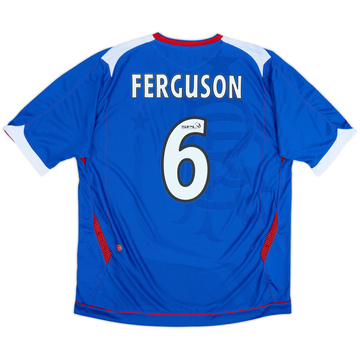 2006-07 Rangers Maillot Domicile Ferguson #6 - 6/10 - (XL)