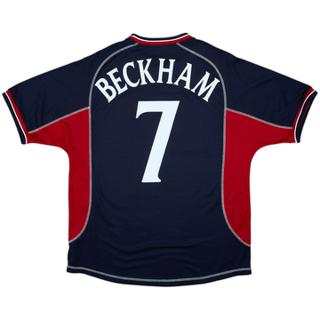 2000-01 Manchester United Maillot third Beckham #7 - 7/10 - (L)
