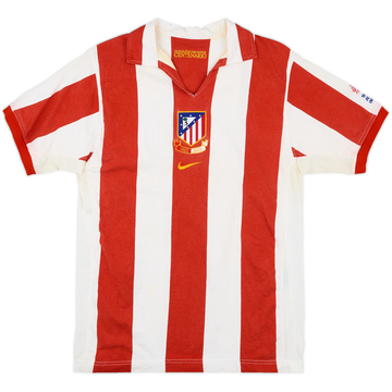 2003-04 Atletico Madrid Maillot domicile Centenaire - 8/10 - (M)