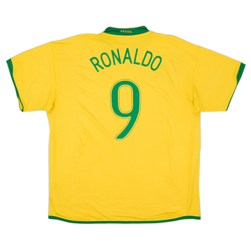 2006-08 Maillot domicile Brésil Ronaldo #9 - 5/10 - (XXL)