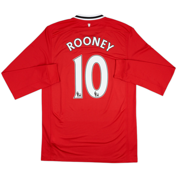 2011-12 Manchester United Maillot domicile manches longues Rooney #10 - 8/10 - (M)