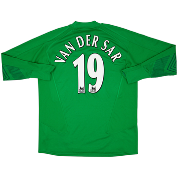 2005-06 Manchester United Maillot Gardien Van Der Sar #19 - 8/10 - (XXL)