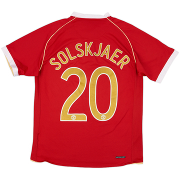 Maillot domicile Manchester United 2006-07 Solskjaer #20 - 8/10 - (M)