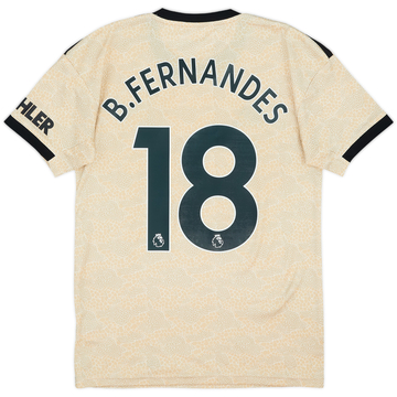 2019-20 Manchester United Maillot extérieur B.Fernandes #18 - 9/10 - (XS)