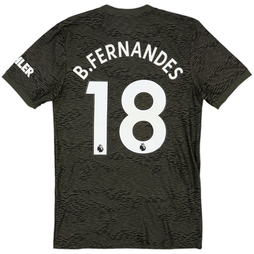 2020-21 Manchester United Maillot extérieur B.Fernandes #18 - 7/10 - (S)