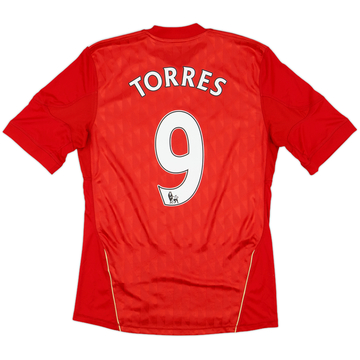 2010-12 Liverpool Maillot Domicile Torres #9 - 5/10 - (S)