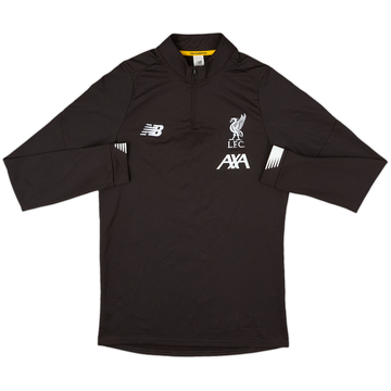 2019-20 Liverpool New Balance Haut d'entraînement 1/4 Zip - 8/10 - (XL.Boys)