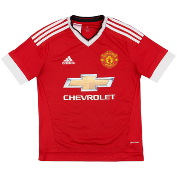 2015-16 Manchester United Maillot Domicile - 5/10 - (L.Boys)