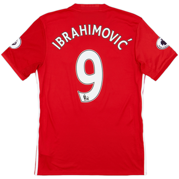 2016-17 Manchester United Maillot Domicile Ibrahimovic #9 - 9/10 - (S)