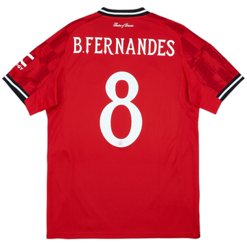 2025-26 Manchester United Maillot Domicile B. Fernandes #8 (M)