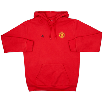 2023-24 Manchester United adidas Sweat-shirt à capuche - 10/10 - (M)
