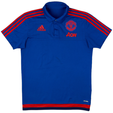 2015-16 Manchester United adidas Polo - 6/10 - (S)