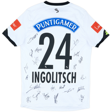 2020 Sturm Graz Maillot domicile de match signé par l'équipe Ingolitsch #24