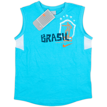 2005-06 Brazil Nike Débardeur d'entraînement (S.Boys)