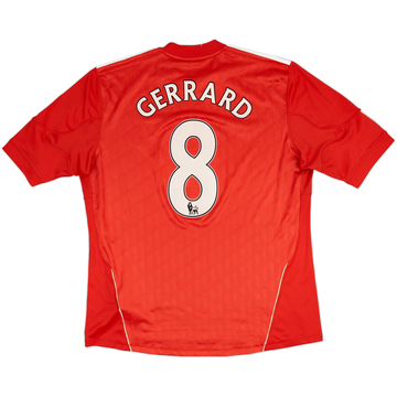 2010-12 Liverpool Maillot domicile Gerrard #8 - 4/10 - (XL)
