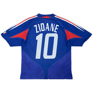 2004-06 France Maillot Domicile Zidane #10 - 5/10 - (S)