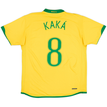 2006-08 Brazil Maillot Domicile Kaka #8 - 5/10 - (L)