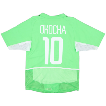 2002-04 Nigeria Maillot Domicile Maillot de match Okocha #10 - 10/10 - (S)