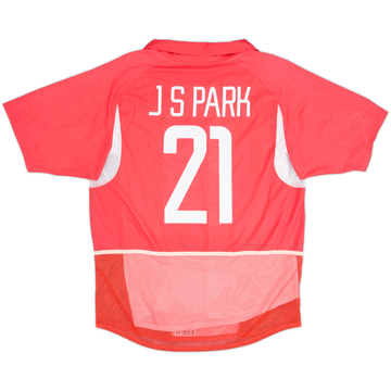 2002-03 Corée du Sud Maillot domicile version joueur J.S.Park #21 - 8/10 - (L)