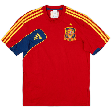 2012-13 Spain adidas T-shirt en coton - 9/10 - (S)